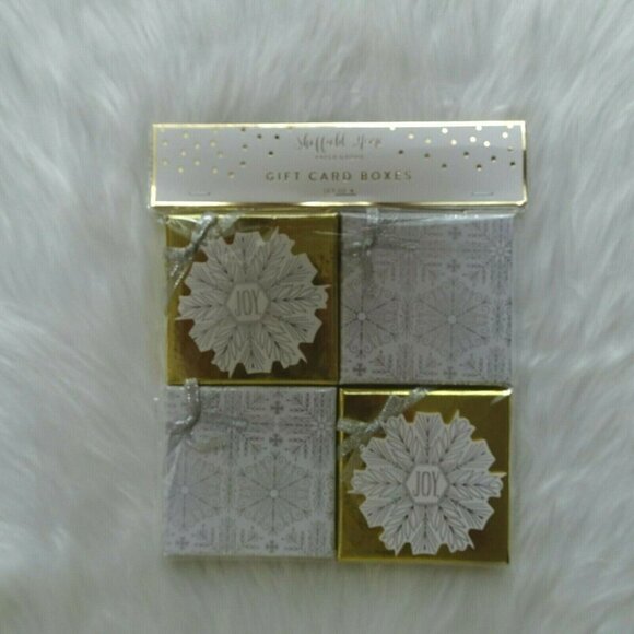 💰3/$25 Sheffield Home Gift Card Boxes Holder Christmas Holidays Gift Wrap - Picture 2 of 6